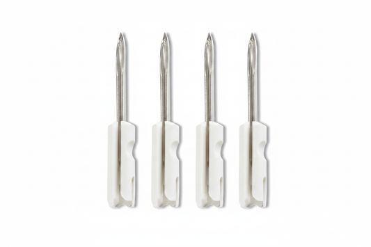 Four fine fabric tagging needles
