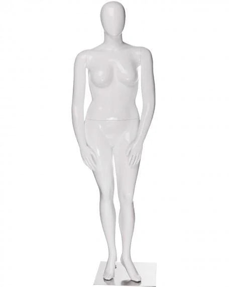 Plus Size Female Mannequin - Left Leg bent
