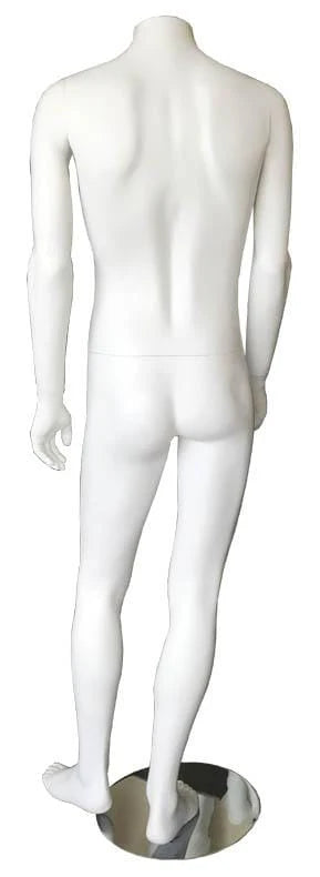 Standing Fibre Glass Headless Male Mannequin