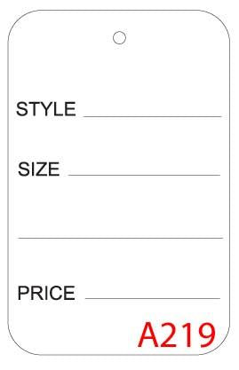 Small Stock Tags