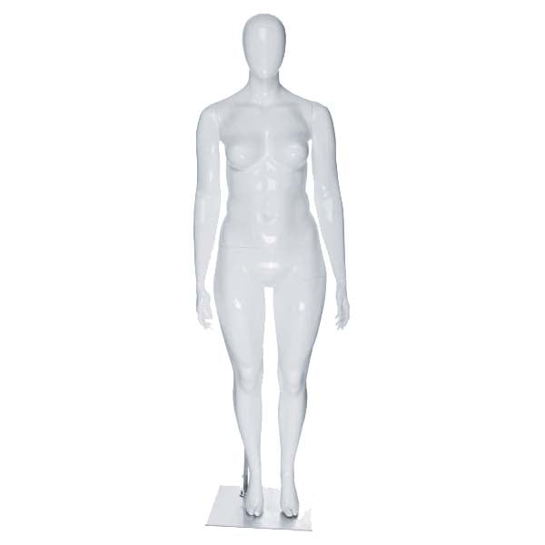 Adult Female Full Body Matte White Fiberglass Headless Invisible Upper Body  V-neck Ghost Mannequin GH1-S -  Canada