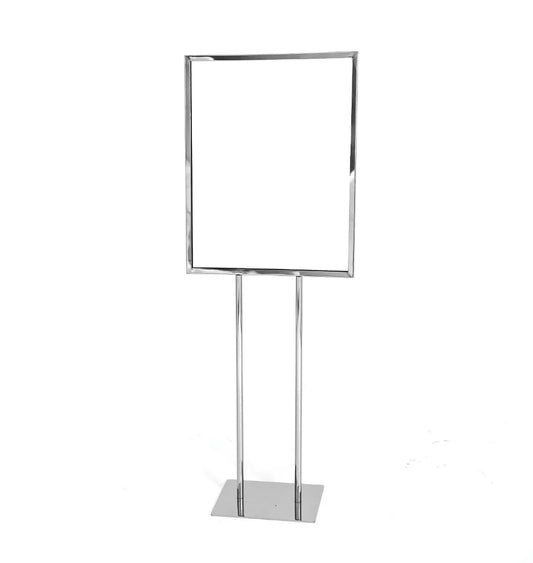 Bulletin Sign Holder with Tube Base