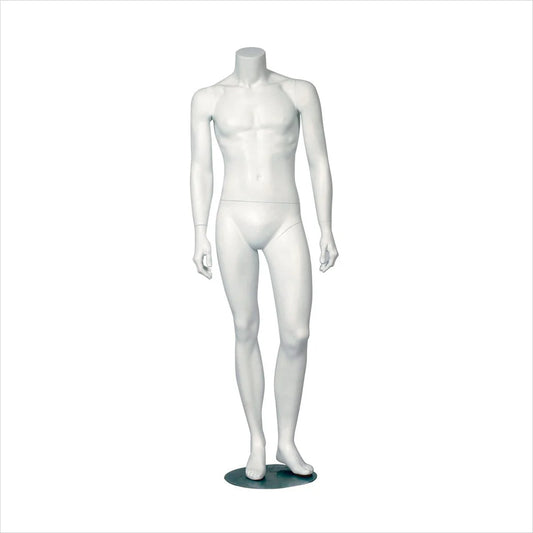 Headless Male Mannequin - Left Knee Bent