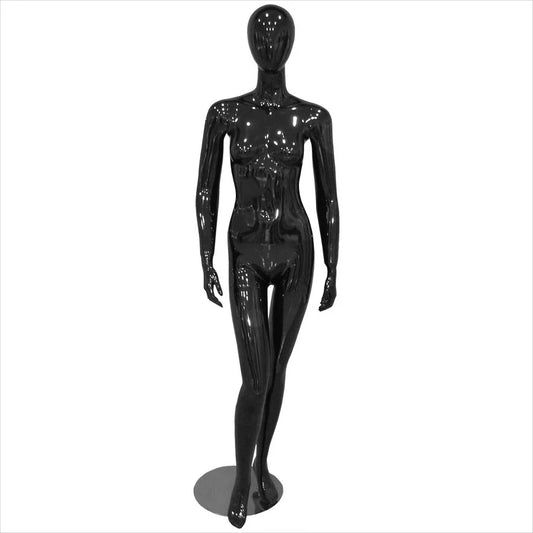 Full Body Female Mannequin - Hands at Side + Knee Bent