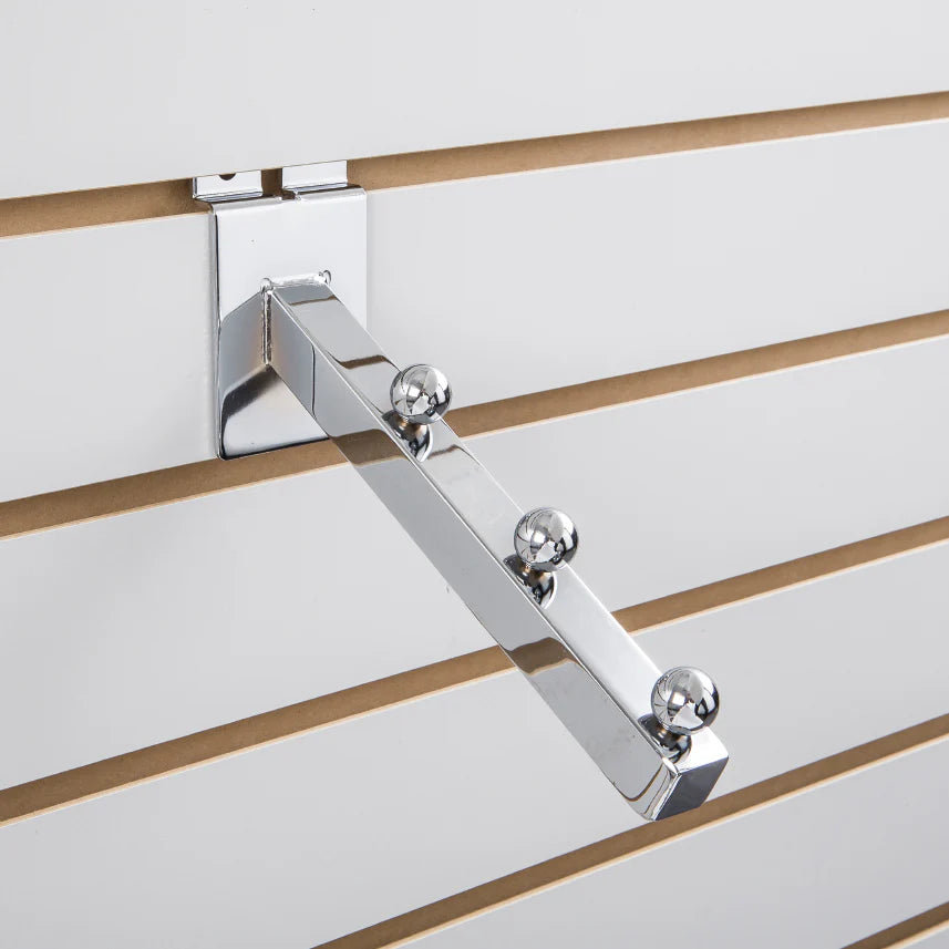 Slatwall Waterfall 3-Ball Hanger (3/4" Square Tubing)