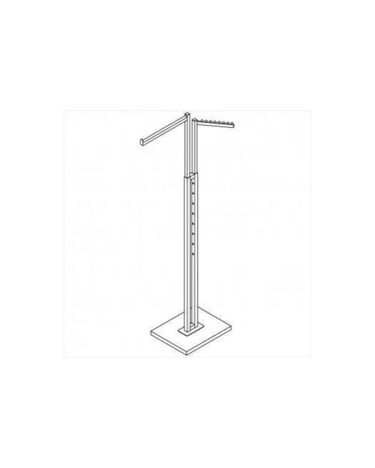2-Way Rack with 1 Straight Arm + 1 Slant Arm