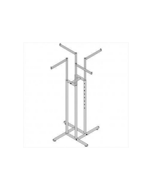 4-Way Rack with Straight Arms