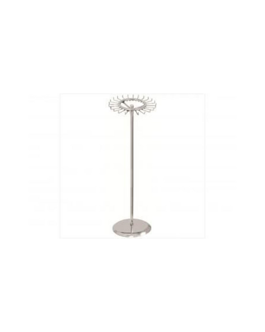 1-Tier Revolving Belt, Scarf & Tie Rack