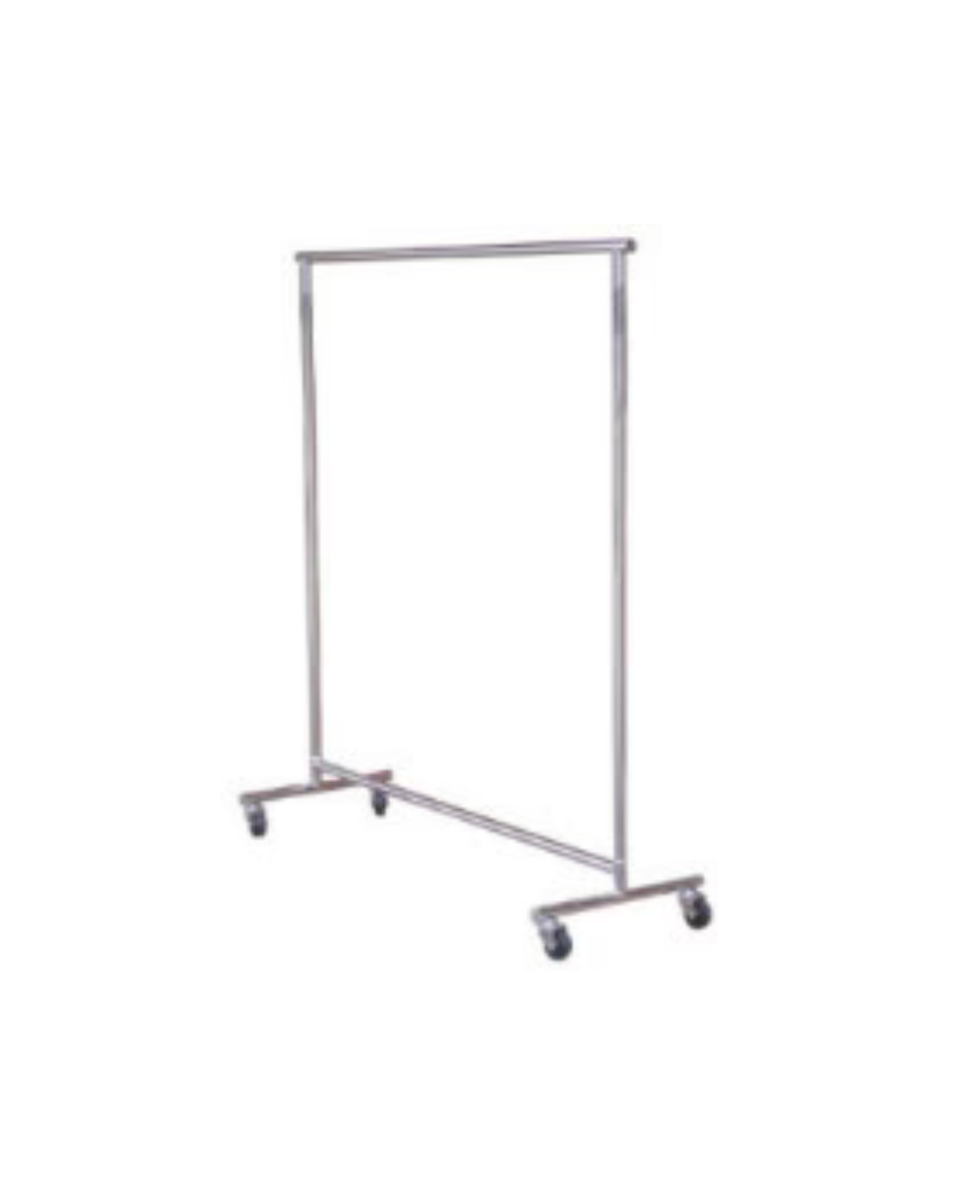 Single Retail Rails Heavy Duty Single Hangrail Rolling Rack – Cube Retail