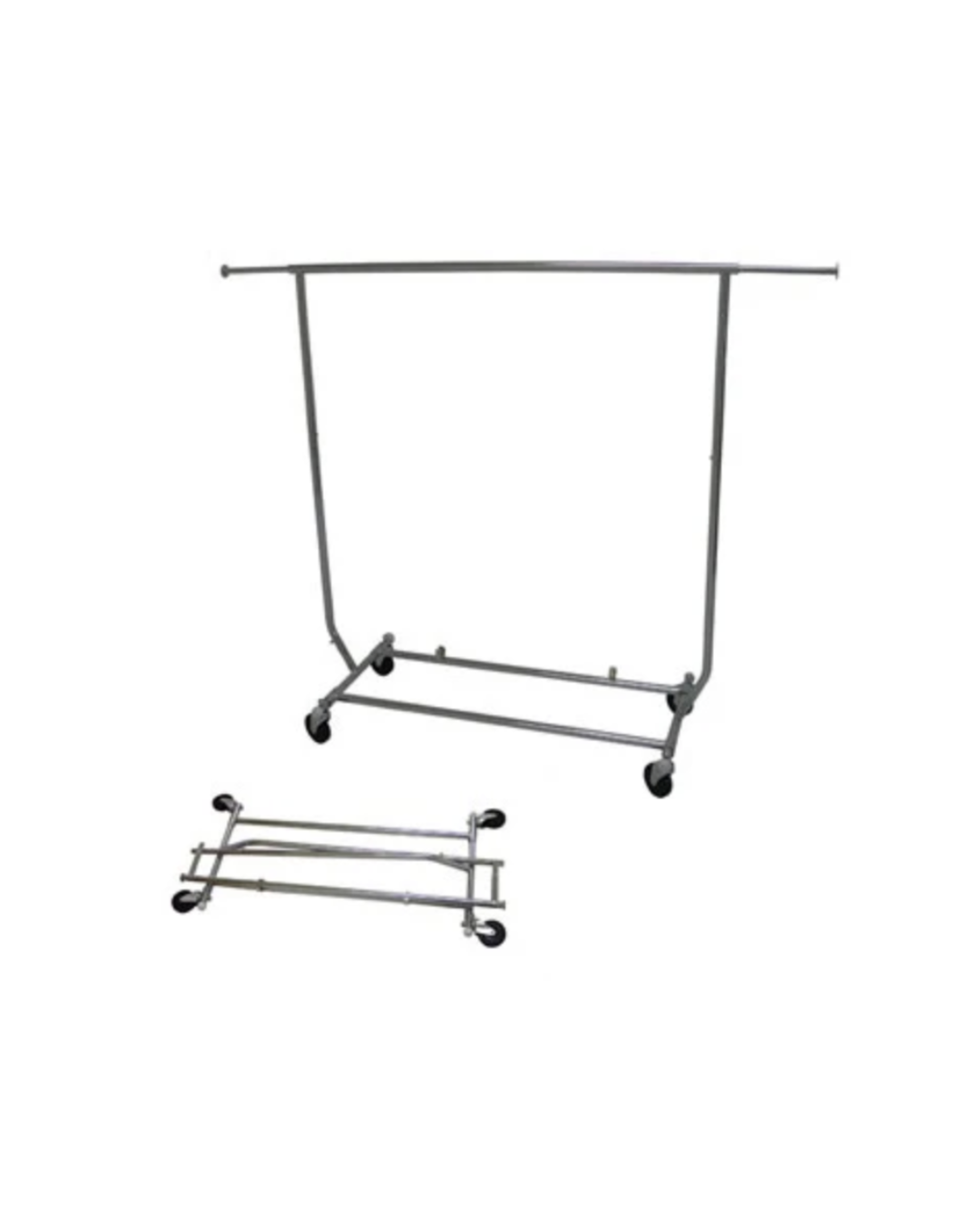 Salesman Racks Collapsible Salesman Rolling Rack – Cube Retail