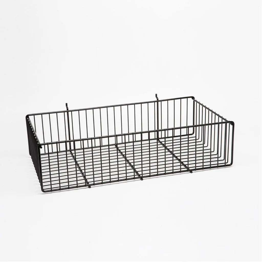 Wire Baskets for Slatwall/Slatgrid/Pegboard