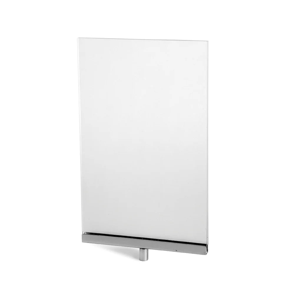 Plexi Sign Holder with Chrome Channel