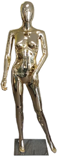Chrome Female Mannequin