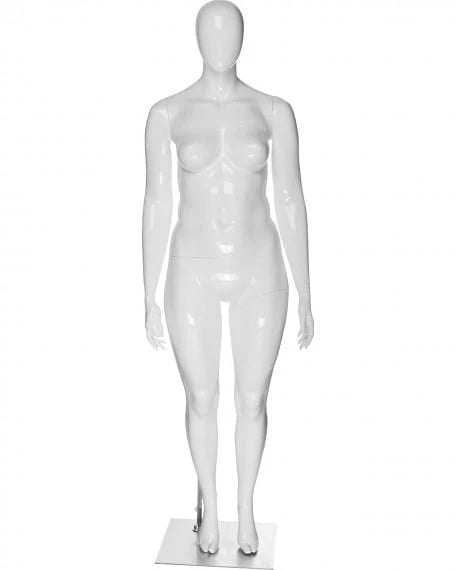 Plus Size Female Mannequin - Arms at Side
