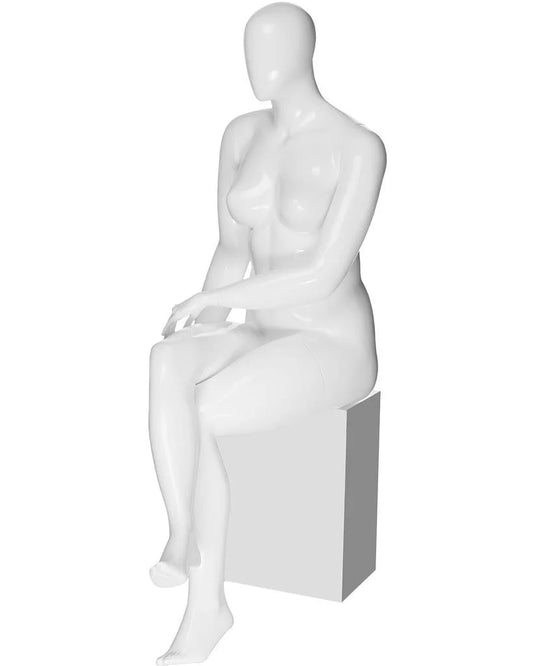 Plus Size Female Mannequin - Legs Crossed