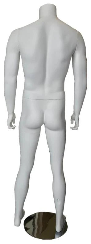 Standing Fibre Glass Headless Male Mannequin