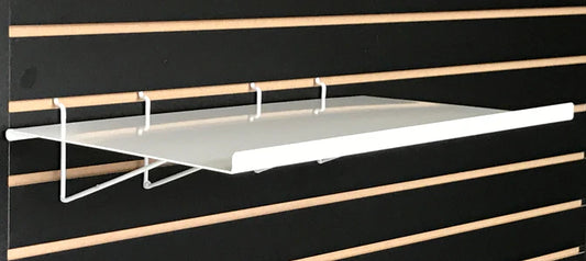 Slatwall Straight Metal Shelf