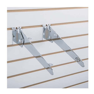 Slatwall Adjustable Wood Shelf Brackets
