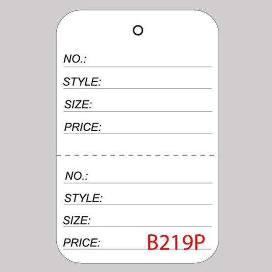 Medium Perforated Stock Tags