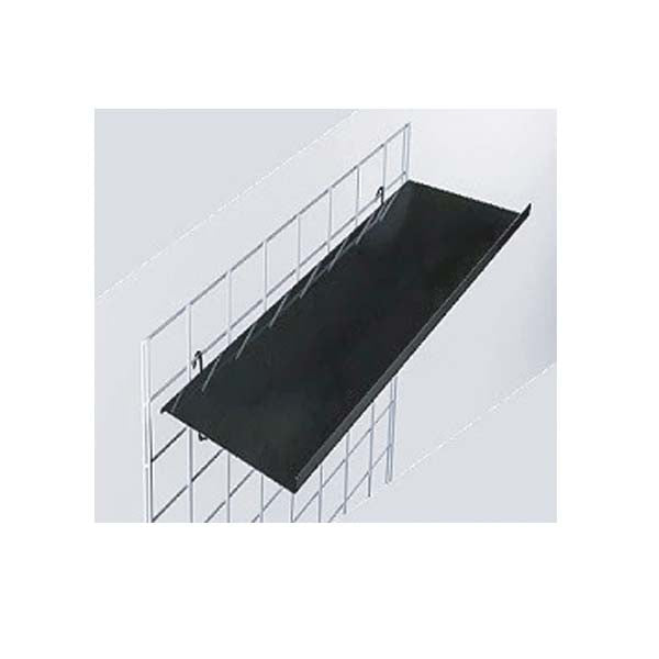 Gridwall Slant Sheet Metal Shelf- Narrow