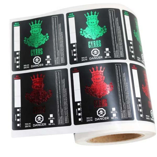 Custom Full Color Labels on Rolls