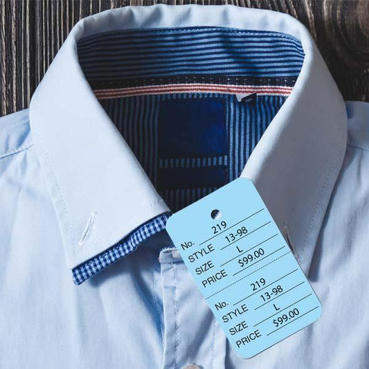 Colored Perforated Stock Tags