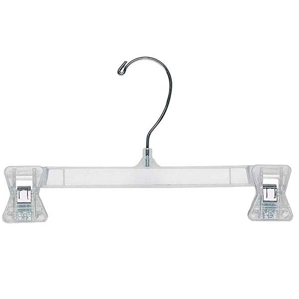 Clear Pinch Grip Hanger 10"
