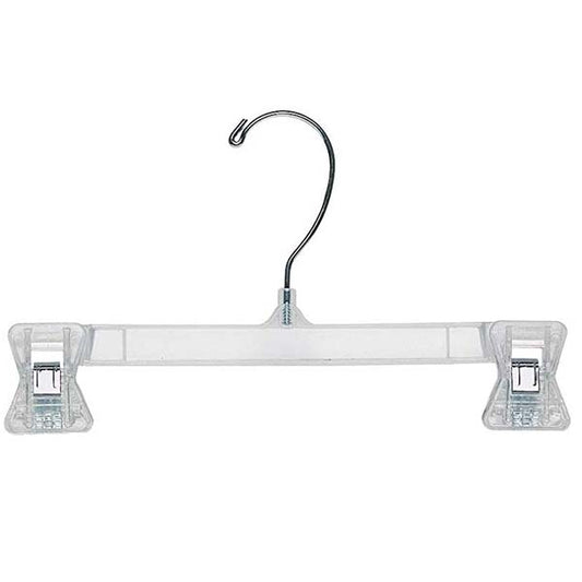 Clear Pinch Grip Hanger 10"