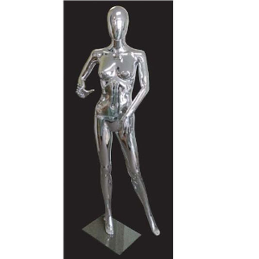 Silver Chrome Mannequins
