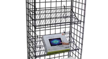 Gridwall Slant Shelf