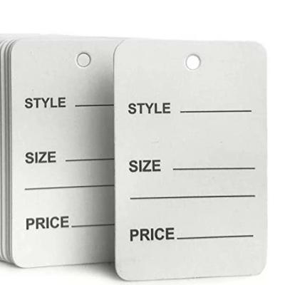 Small Stock Tags