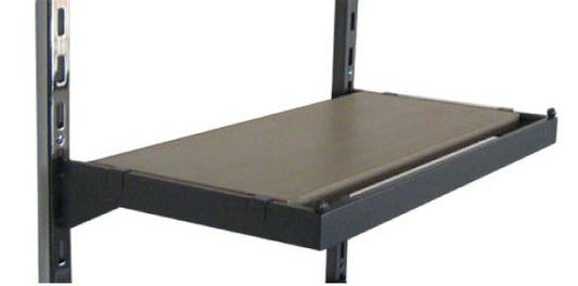 U-Bar Wood Shelf Slotted Standard