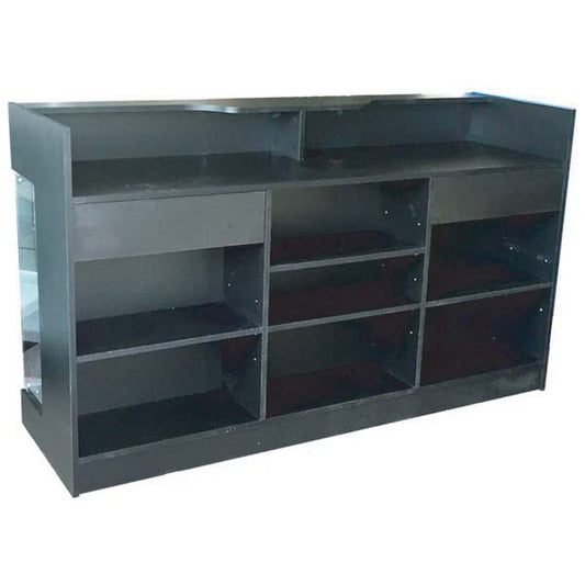 6' Glass Showcase Double Cash Desk