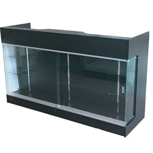 6' Glass Showcase Double Cash Desk