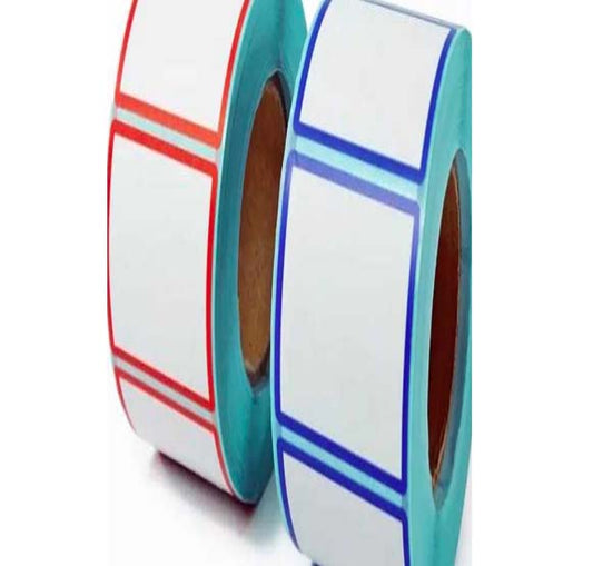 Direct Thermal Tags Color- Single Width